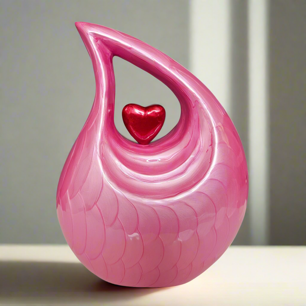 Royal Rapture Urn for ashes Cremation Memorial funeral Teardrop Jar Love Urns decorative Human Adult Child 12" Large (RT02)