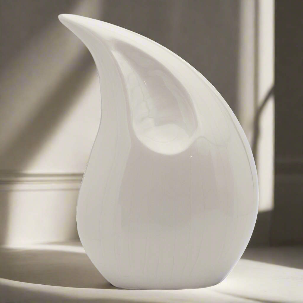 Royal Rapture Urn for ashes Cremation Memorial funeral Teardrop Jar Love Urns Decorative Human Adult Child 8" 12" (RT01)
