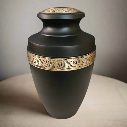 Royal Rapture Urn for ashes Decorative Keepsake Ashes Funeral Memorial Cremation Love Urns |Adult Child Human |Jar 11"