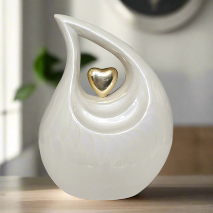 Royal Rapture Urn for ashes Memorial Funeral Cremation Teardrop Love Human Adult Child