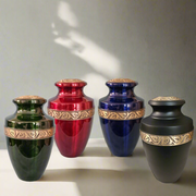 Royal Rapture Urn for ashes Cremation Funeral Memorial Love Urns Decorative Human Adult Child Heart Jar 10" Large (RJM08)