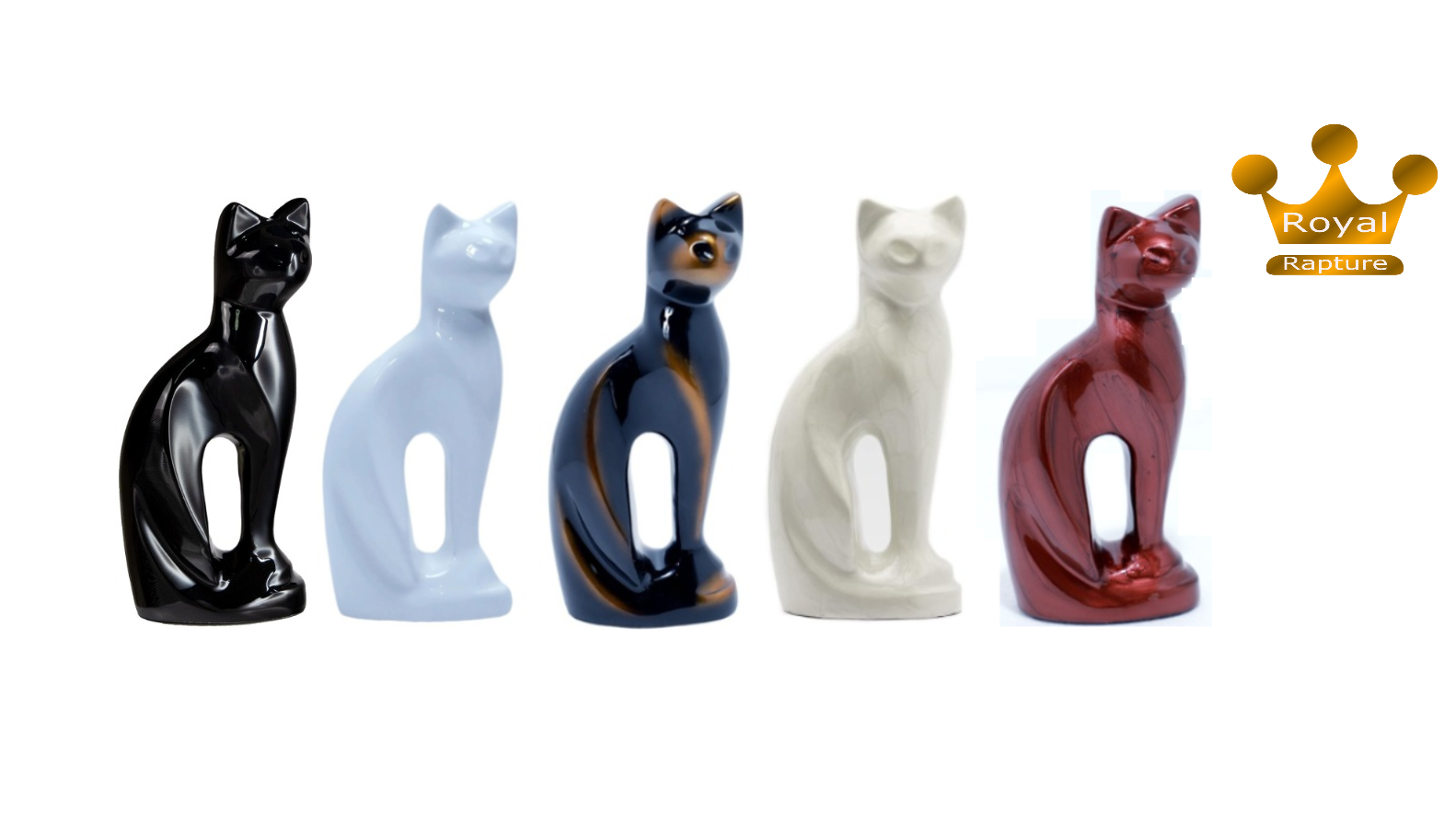 Cat figurine clearance urns